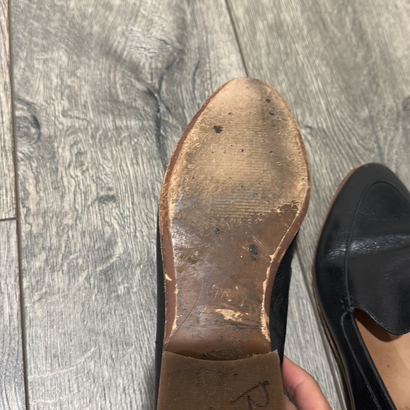 • Madewell • Women’s The Frances Loafer Slip On Black 7.5 Leather - Picture 5 of 5